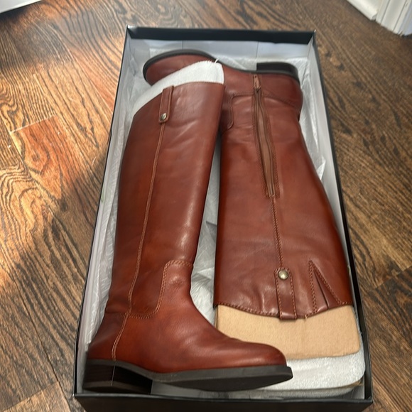 INC Womens Fawne Leather Knee-High Riding Boots - Picture 6 of 6